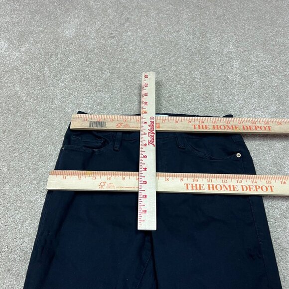 Frame Jegging Le Skinny De Jeanne Women's Black Distressed Size 27 Pockets - Picture 2 of 13